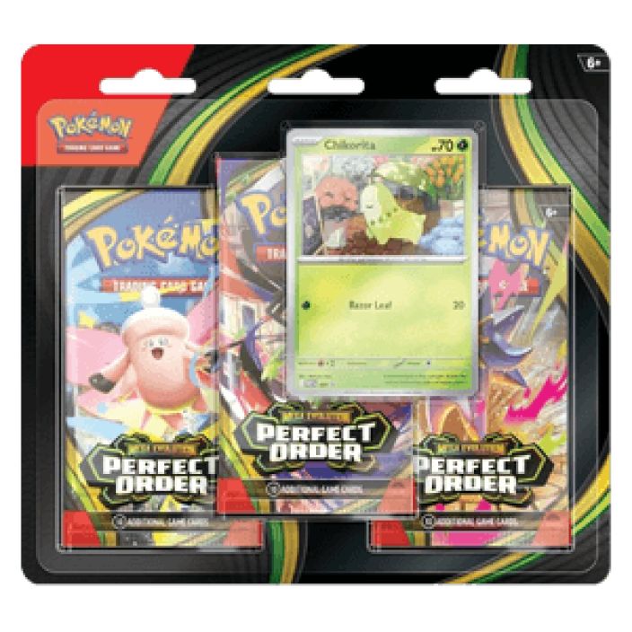 Perfect Order Chikorita 3-Pack Blister