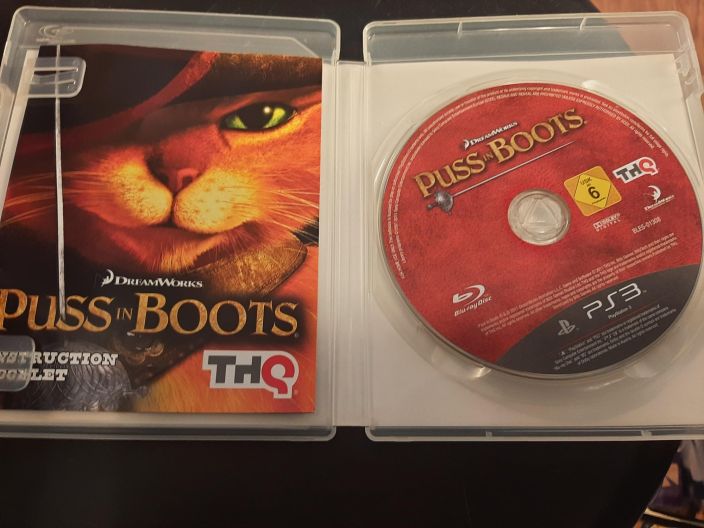Puss In Boots PS3 kaytetty CIB