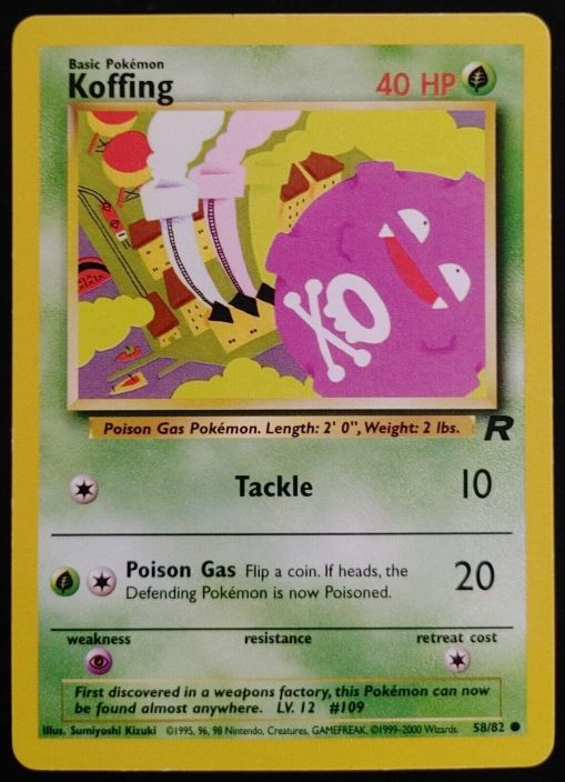Koffing 58/82 Kunto NM