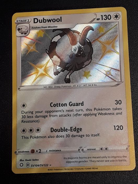 Dubwool Shiny SV104/SV122 Kunto: NM/M
