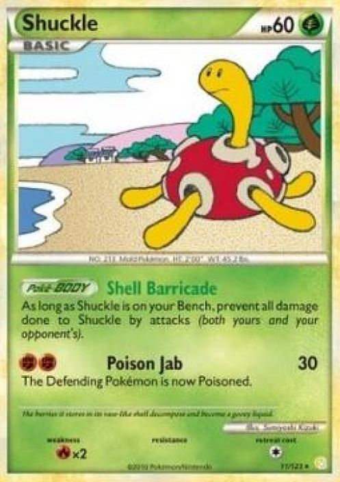 Shuckle 11/123 Holo Kunto: Damaged