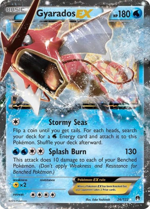 Gyarados ex 26/122 kunto:near mint