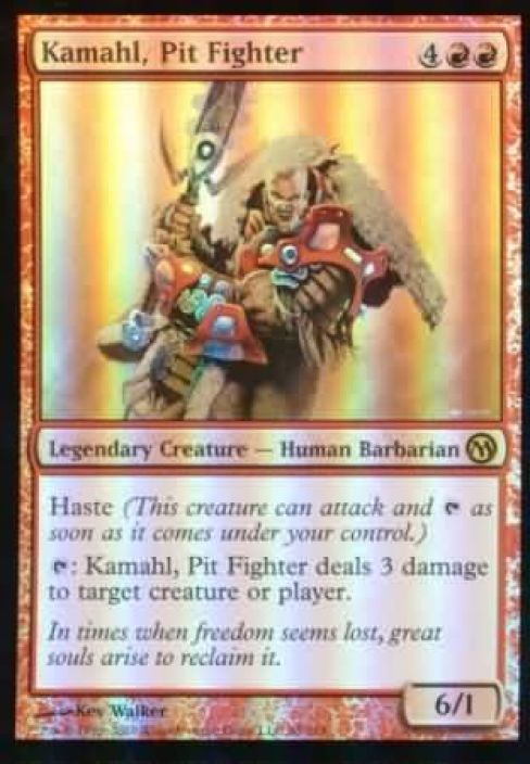 Kamahl, Pit Fighter Foil Kunto: Excellent