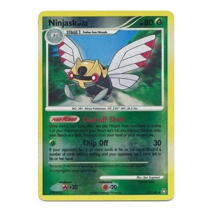 Ninjask LV.42 67/146 Reverse Holo Kunto: Near Mint