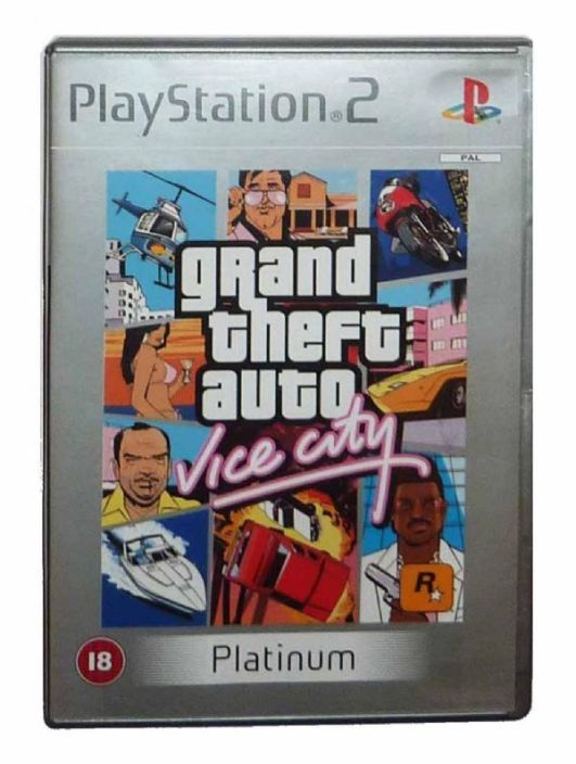 Grand Theft Auto Vice City kaytetty PS2