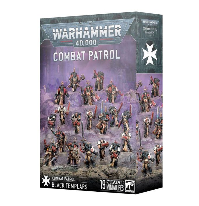 Warhammer 40K Combat Patrol Black Templars 2025 Julkaisupaiva: 9.8.2025