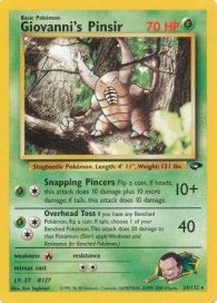 Giovanni's Pinsir 24/132 DMG