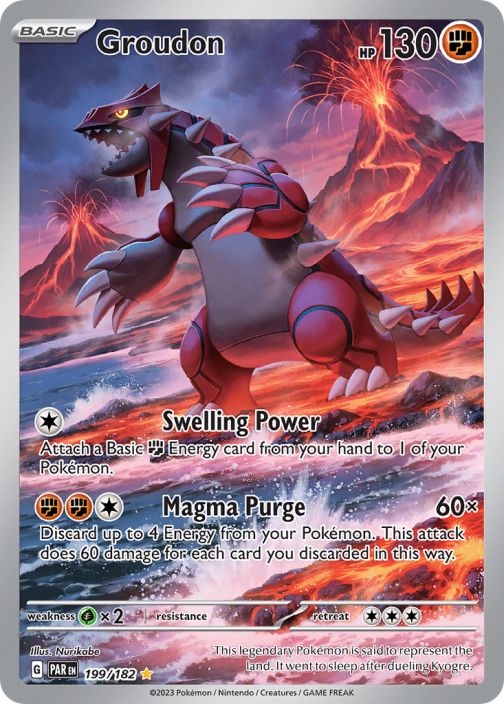Groudon 199/182 Kunto: Near Mint