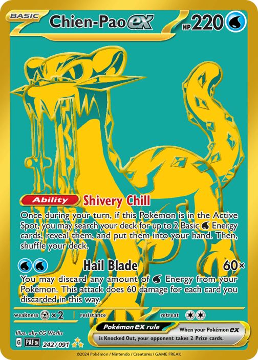 Chien-Pao ex 242/091 Gold Kunto: Excellent