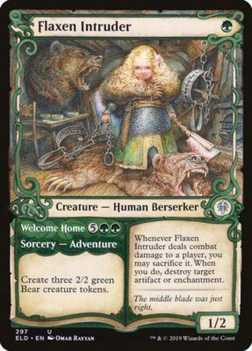 Flaxen Intruder Foil Kunto: Near Mint