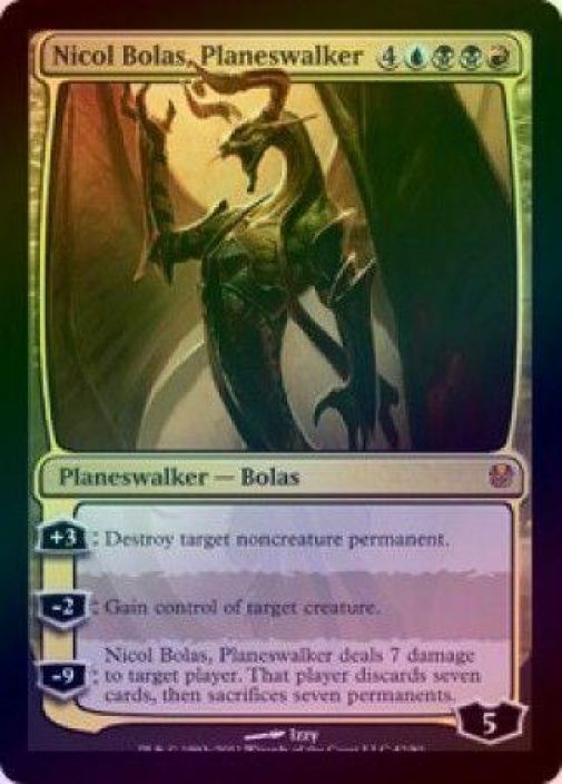 Nicol Bolas, Planeswalker Foil Kunto: Excellent