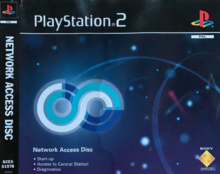 Network access disc kaytetty PS2