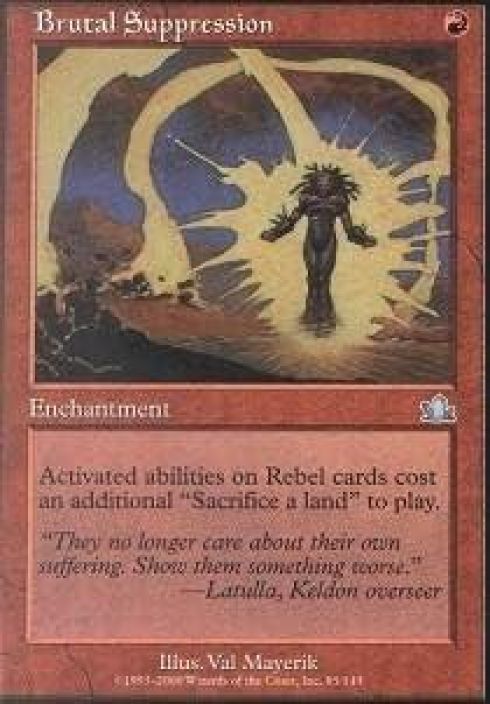 Brutal Suppression Foil Kunto: NM