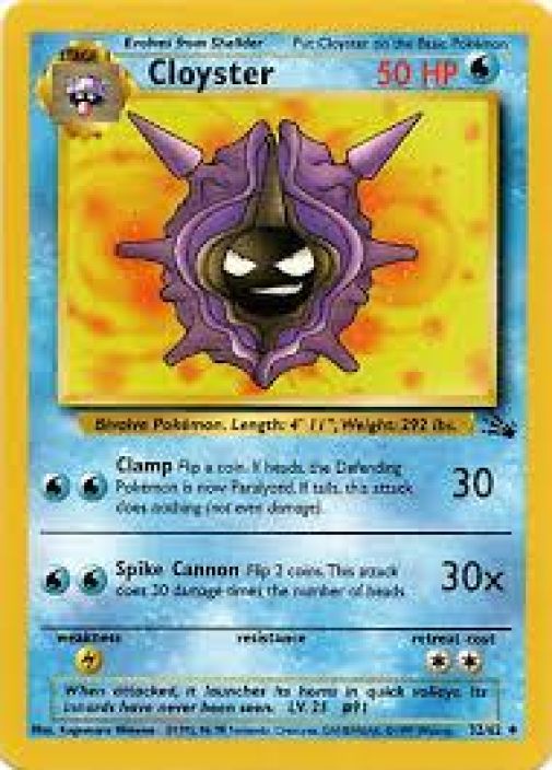 Cloyster 32/62 Kunto: NM