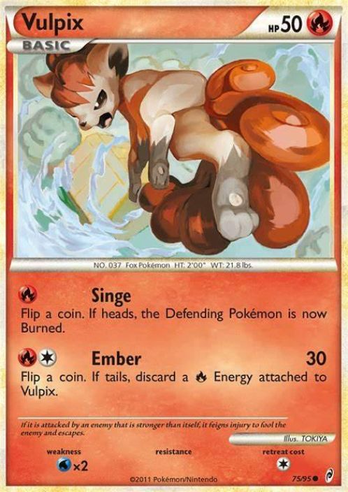 Vulpix 75/95 Kunto: Played