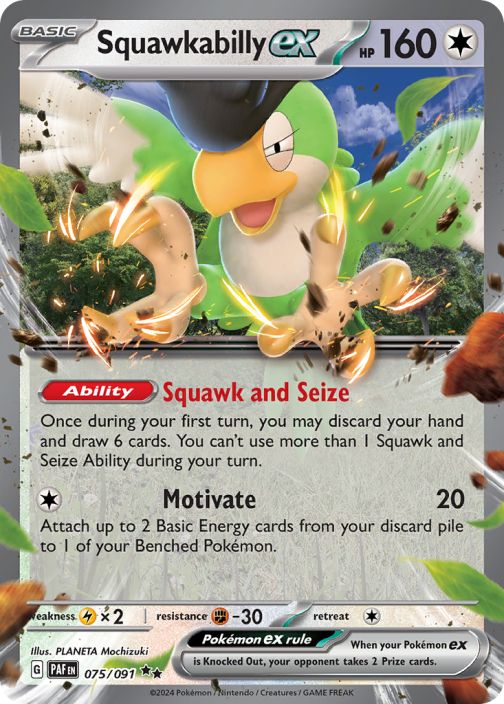 Squawkabilly ex 075/091 NM Kunto NM