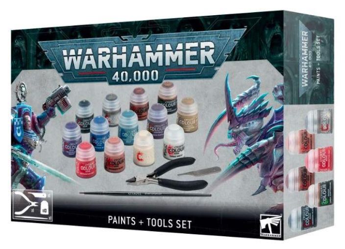 40K Paints + Tools Set