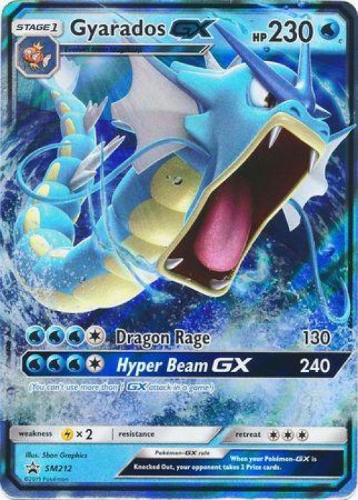 Gyarados GX SM212 Kunto: NM