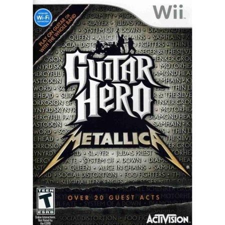 Guitar Hero Metallica Kaytetty Wii