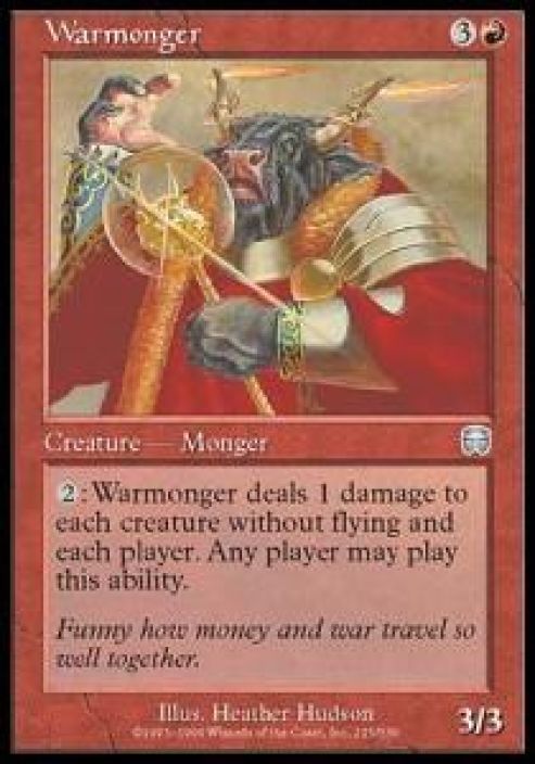 Warmonger Kunto Excellent