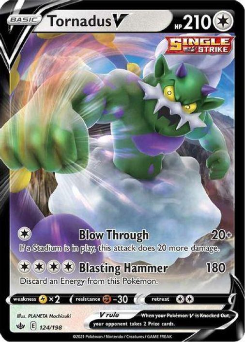 Tornadus V 124/198 Kunto: Near Mint