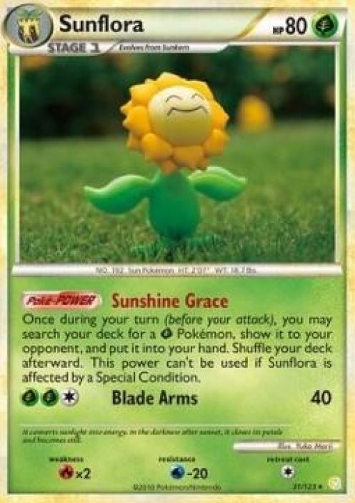 Sunflora 31/123 Reverse Holo Kunto: Played