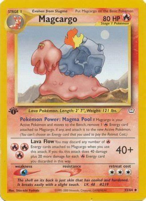 Magcargo 33/64 Kunto: NM