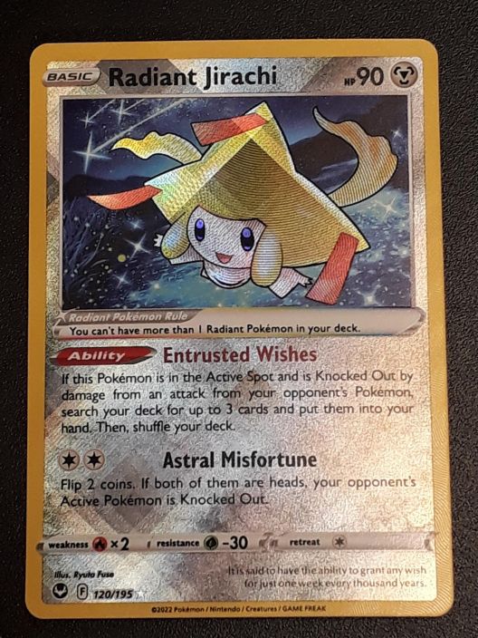 Radiant Jirachi 120/195 Kunto: NM/M