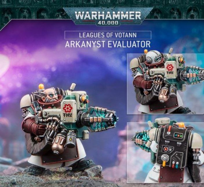 Warhammer 40K Leagues of Votann Arkanyst Evaluator Julkaisupaiva: 23.8.2025
