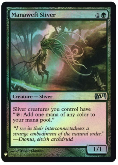 Manaweft Sliver Foil Kunto: Near Mint