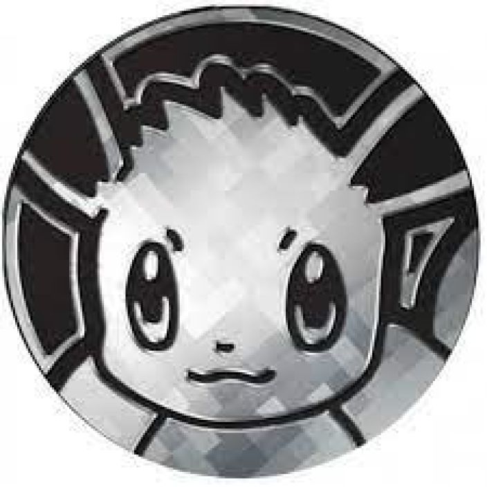 Pokemon Kolikko Eevee Silver Iso koko