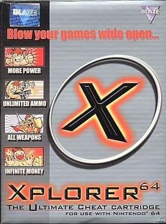 Xplorer64 The Ultimate Cheat Cartridge Boxed