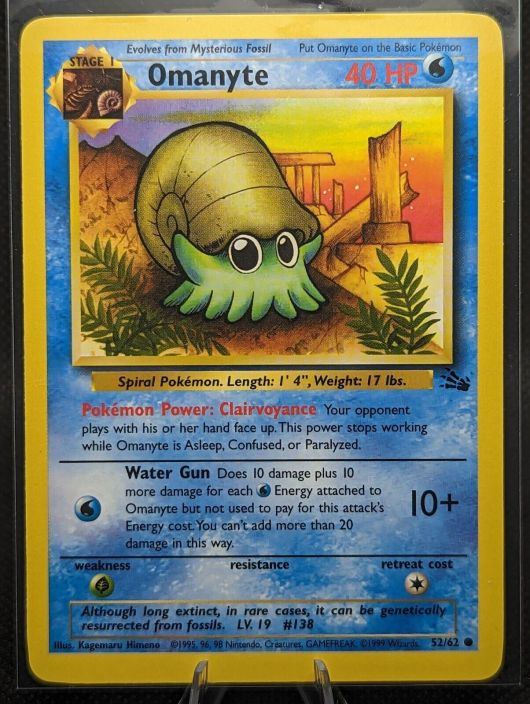 Omanyte 52/62 Kunto: Excellent