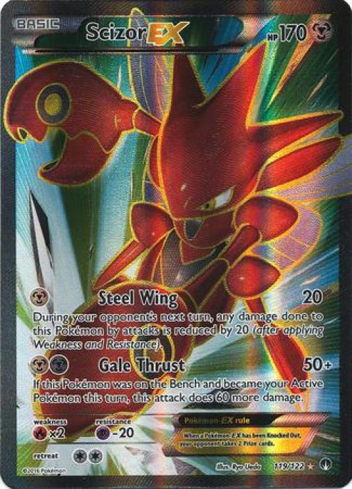 Scizor EX 119/122 PL Kunto: Played