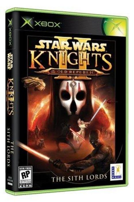 Star Wars Knights of The Old Republic II kaytetty XBOX Manuaali mukana