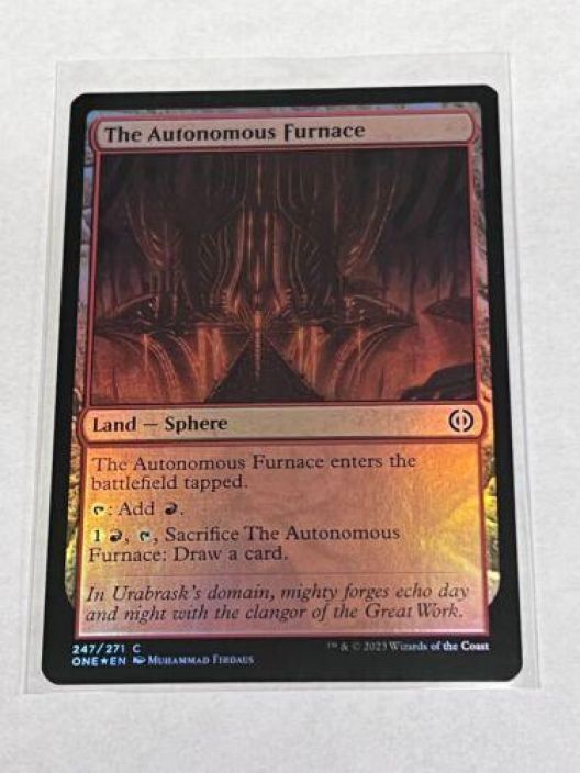 The Autonomous furnace foil kunto:near mint