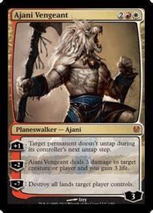 Ajani Vengeant Foil Kunto: Excellent