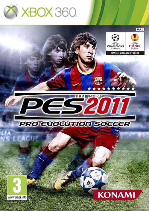 PEs Pro Evolution Soccer 2011 X360 Kaytetty