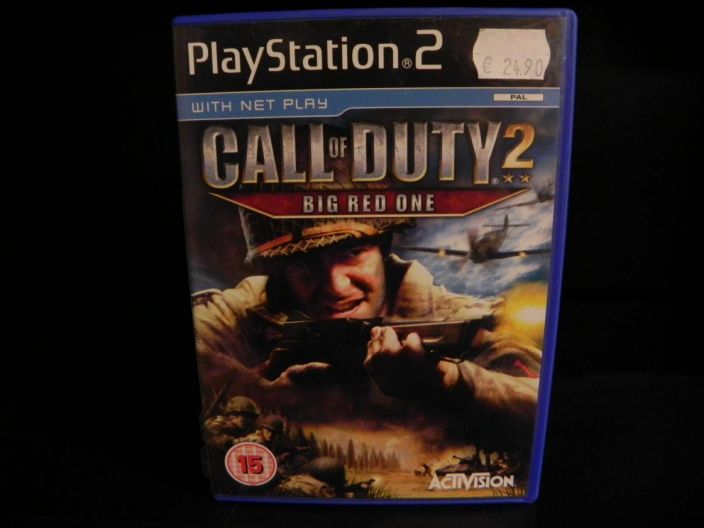 Call of Duty 2: the Big Red One kaytetty PS2
