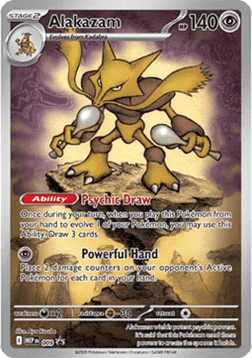 Alakazam 009 Black Star Promos Kunto: Near Mint