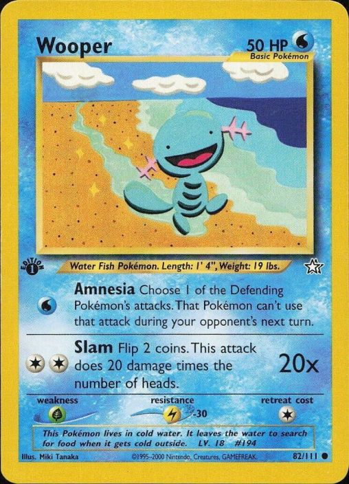 Wooper 82/111 Kunto: Excellent