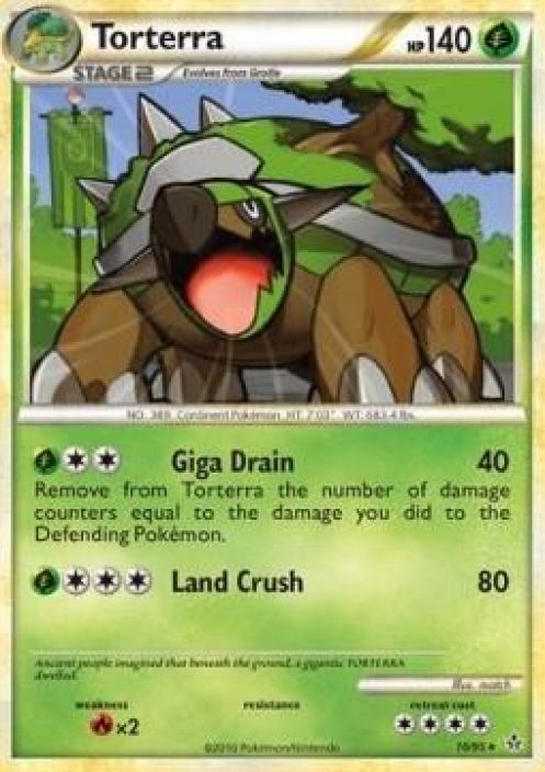 Torterra 10/95 Holo Kunto: Light Played
