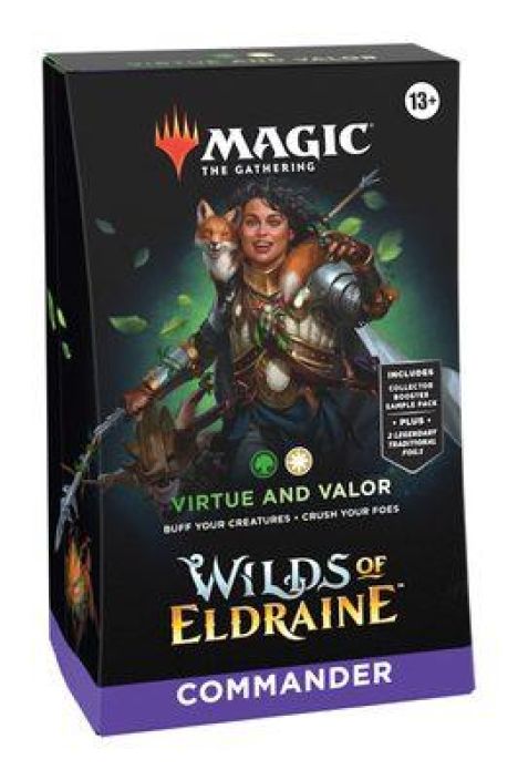 Wilds of Eldraine Commander Deck Virtue and Valor Julkaisu 1.9