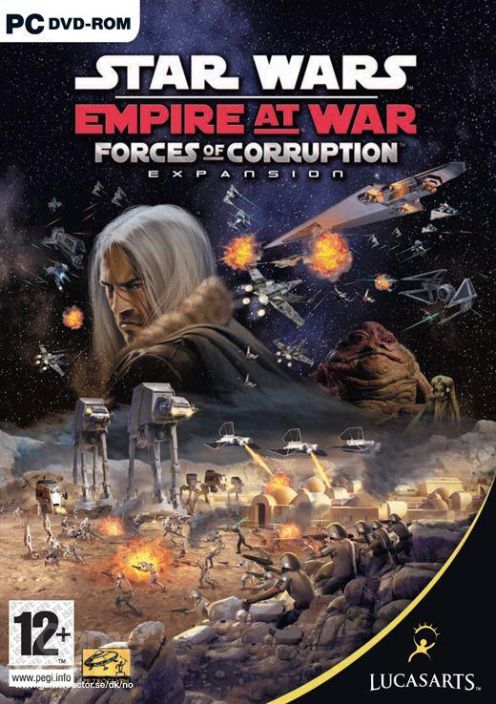 Star Wars empire at War Forces of Corruption Kaytetty PC Expansion