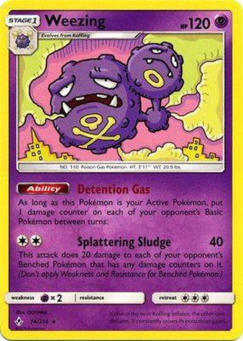 Weezing 74/214 Kunto NM