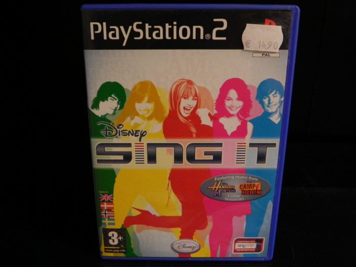 Disney sing it kaytetty PS2