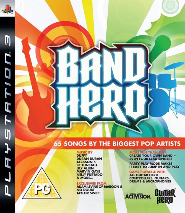 Band Hero kaytetty PS3