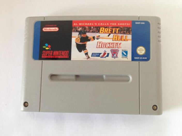 Brett Hull Hockey SNES Loose