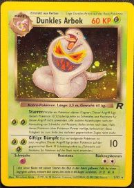 Dunkles Arbok 2/82 Holo Saksa EX