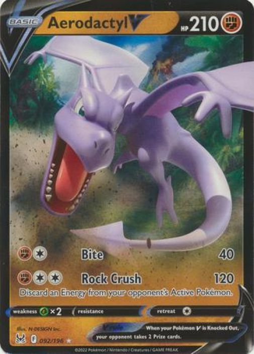 Aerodactyl V 092/196 Kunto: Near Mint